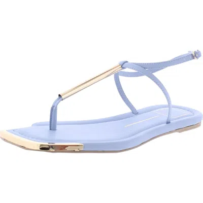Dolce Vita Archey Womens Strappy Ankle Strap T-strap Sandals In Multi
