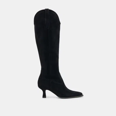 Dolce Vita Ariana Boots Onyx Suede