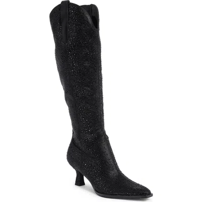 Dolce Vita Ariana Crystal Knee High Boot In Multi