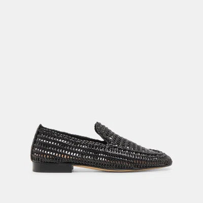 Dolce Vita Armond Flats Black Woven Leather