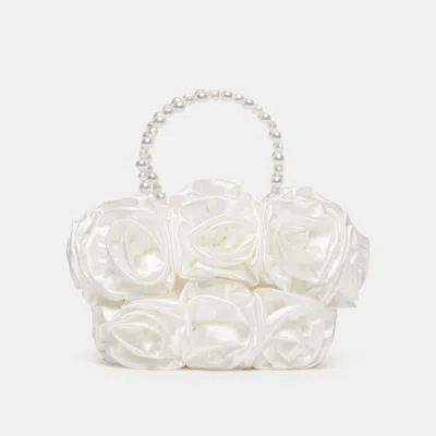 Dolce Vita Aubrey Handbag White Satin