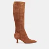 Dolce Vita Auggie Boots Brown Suede In Brown