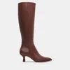 Dolce Vita Auggie Boots Womens 9.5 Brown Leather Pointed Toe Kitten Heel Khd2045 In Brown