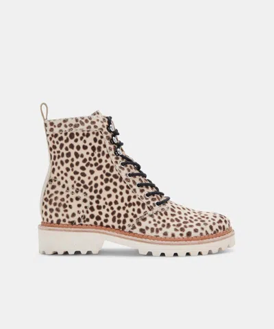 Dolce Vita Avena Boots Leopard Calf Hair In Animal Print