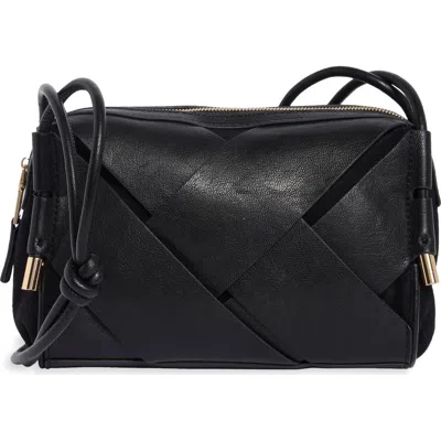 Dolce Vita Ayla Faux Leather Crossbody Bag In Black