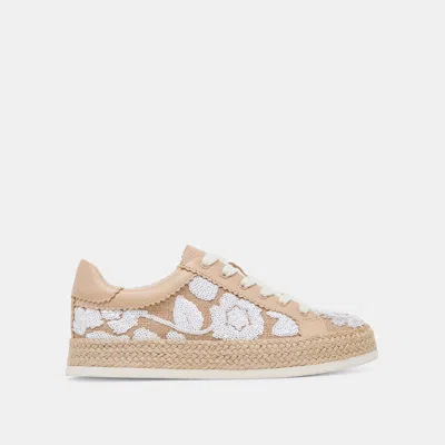 Dolce Vita Azalia Sneakers Natural Multi Floral Sequin