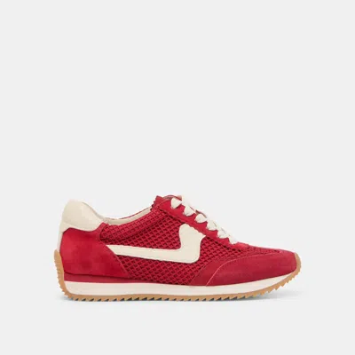 Dolce Vita B. Ntcd Mesh Sneakers Crimson Woven Mesh