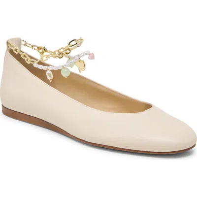 Dolce Vita Baiden Ankle Strap Flat In Neutral