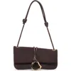 Dolce Vita Balen Leather Shoulder Bag In Brown