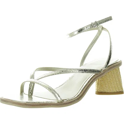 Dolce Vita Banita Womens Solid Faux Leather Ankle Strap In Multi