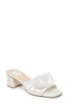 Dolce Vita Bardot Slide Sandal In Ivory Pearls
