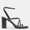 Dolce Vita Barly Heels Black Leather In Black