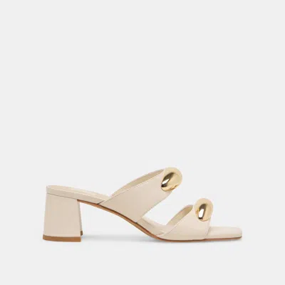 Dolce Vita Barnet Heels Bone Leather In Brown