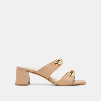 Dolce Vita Barnet Heels Light Tan Leather