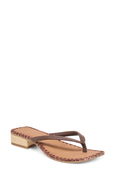 Dolce Vita Barty Flip Flop In Brown