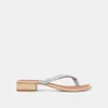 Dolce Vita Barty Sandals Ice Blue Leather In Multi