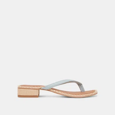 Dolce Vita Barty Sandals Ice Blue Leather In Multi
