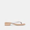 Dolce Vita Barty Sandals Silver Metallic Leather