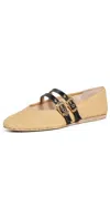 Dolce Vita Baylee Mary Jane Flat In Natural Raffia