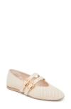 Dolce Vita Baylee Mary Jane Flat In Bone