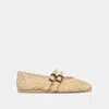 Dolce Vita Baylee Sunflower Ballet Flats Lt Natural Macrame
