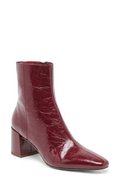 Dolce Vita Bayra Leather Bootie In Burgundy
