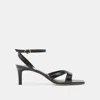 Dolce Vita Becki Wide Heels Midnight Crinkle Patent In Black