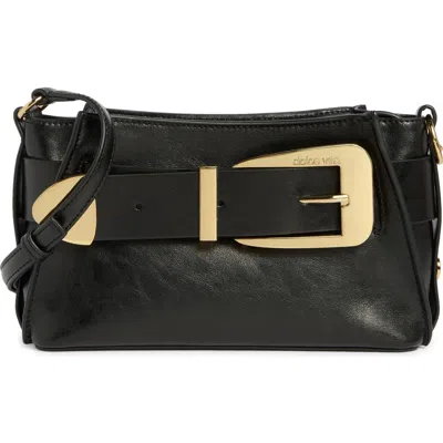 Dolce Vita Belted Crossbody Bag In Black