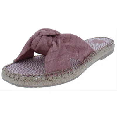 Dolce Vita Benicia Womens Flat Espadrilles In Pink