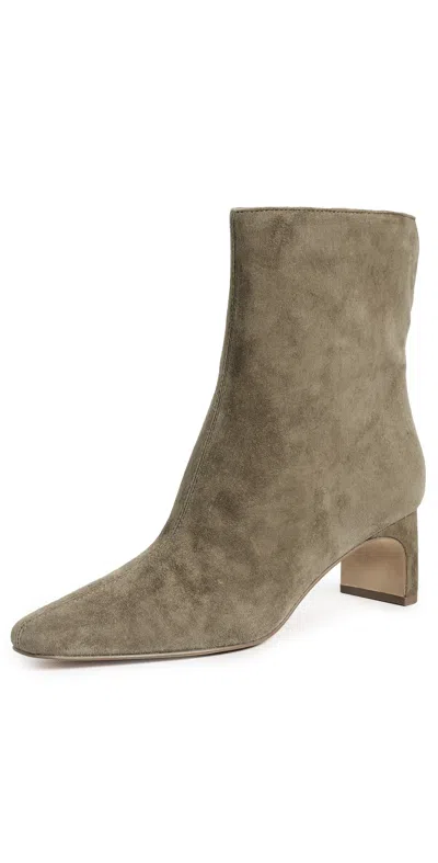Dolce Vita Bennet Suede Booties Olive Suede In Neutral