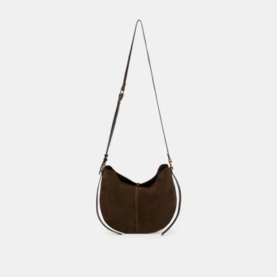 Dolce Vita Bennett Crossbody Bag In Espresso Suede By  In Brown
