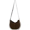 Dolce Vita Bennett Faux Leather & Suede Crossbody Bag In Brown