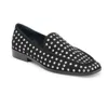 Dolce Vita Beny Crystal Stud Womens Embellished Loafers In Black