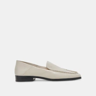 Dolce Vita Beny Flats Ivory Crinkle Patent In White
