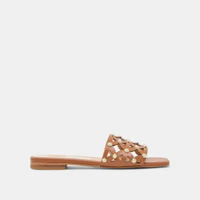 Dolce Vita Berrit Sandals Saddle Leather In Brown