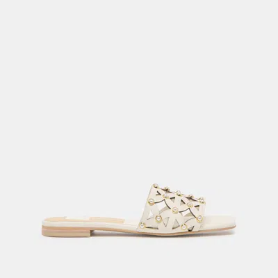 Dolce Vita Berrit Sandals White Leather