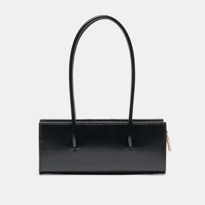 Dolce Vita Bestie Handbag In Black Leather By