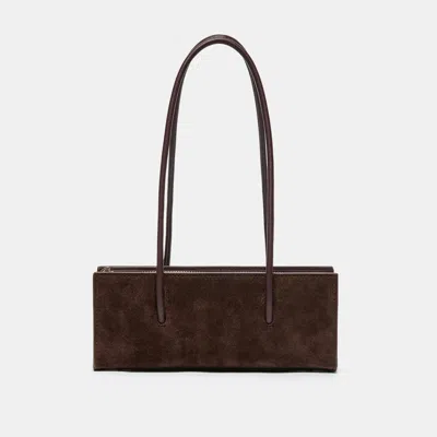 Dolce Vita Bestie Handbag In Espresso Suede By  In Brown