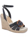 DOLCE VITA BHFO WOMENS ADJUSTABLE FAUX LEATHER WEDGE SANDALS