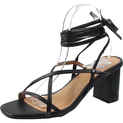 Dolce Vita Bhfo Womens Block Heel Manmade Lace-up Heels