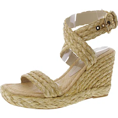 Dolce Vita Bhfo Womens Buckle Manmade Wedge Heels In Multi