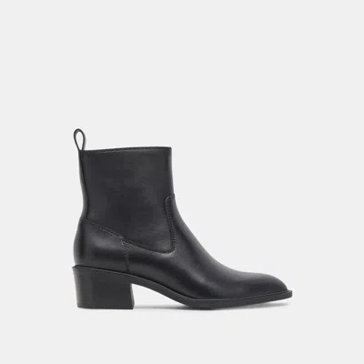 Dolce Vita Bili H2o Booties Black Leather