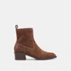Dolce Vita Bili H2o Booties Cocoa Suede