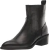 Dolce Vita Bili H2o Booties Black Leather In Black