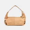 Dolce Vita Billy Shoulder Bag Camel Suede In Brown