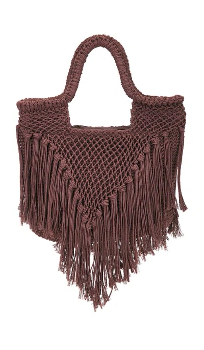 Dolce Vita Birch トップハンドルバッグ In Brown
