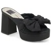 Dolce Vita Blare Womens Bow Manmade Platform Heels In Black