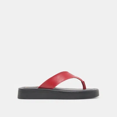 Dolce Vita Blayze Sandals In Red Leather Size 10 By