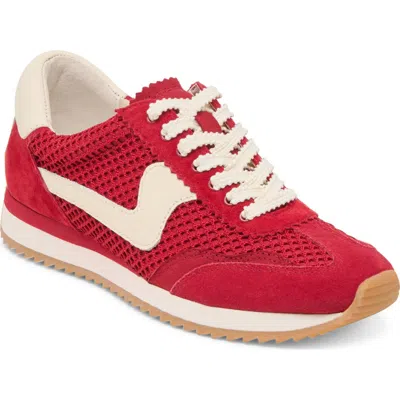 Dolce Vita B.ntcd Mesh Sneaker In Crimson Woven Mesh