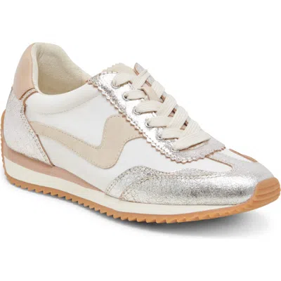 Dolce Vita B.ntcd Sneaker In Silver Metallic Nylon